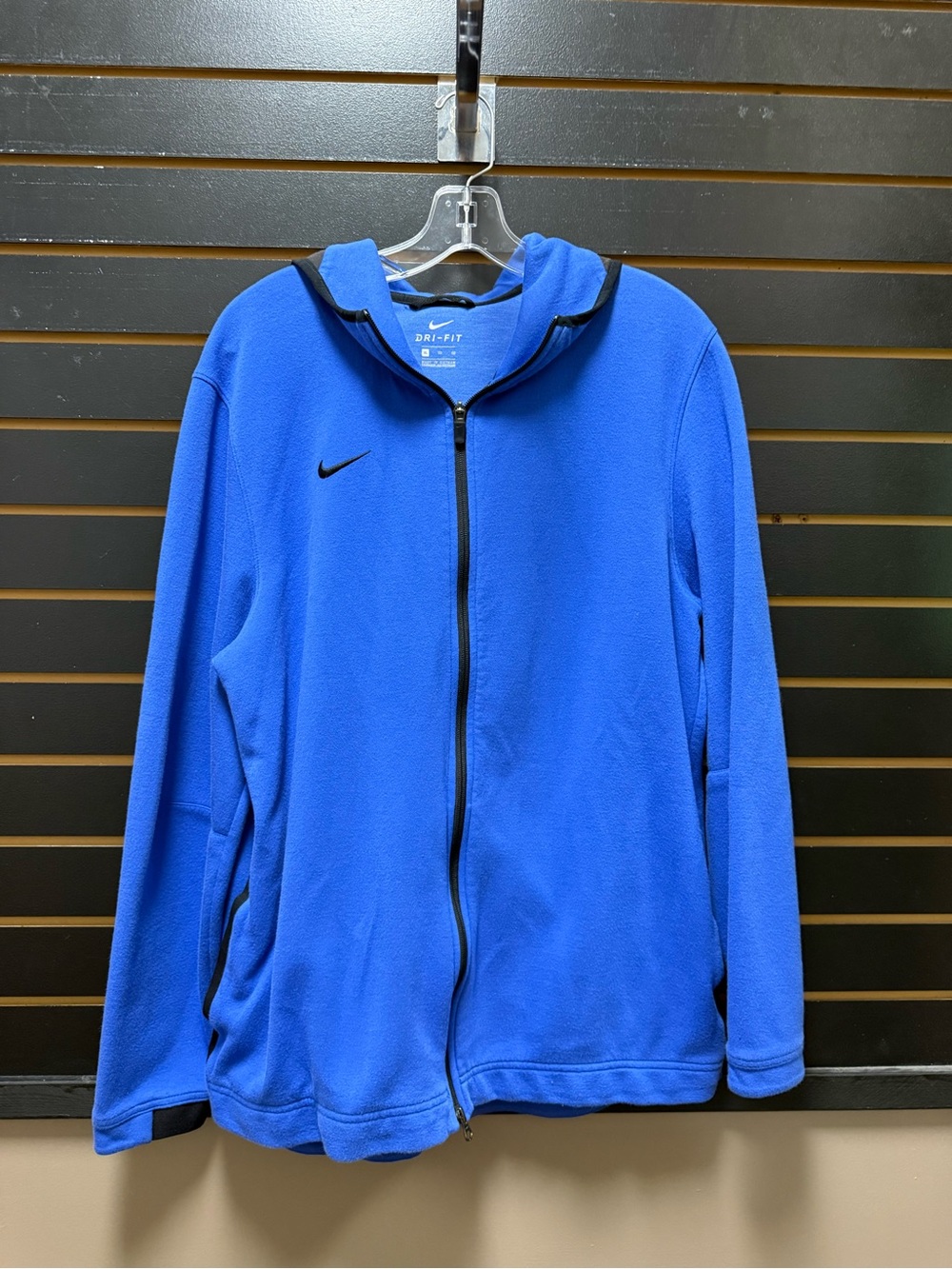 Nike Dry Showtime Dri-FIT Full Zip Basketball Hoodie Blue Men’s XL